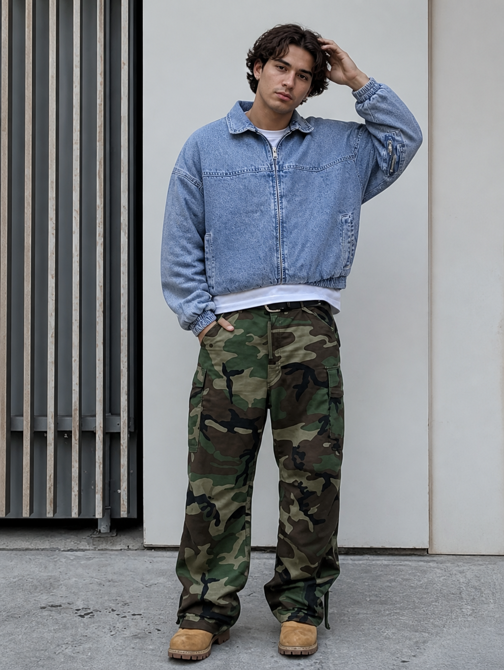 UNSEEN-Studios Vintage Washed Denim Jacke