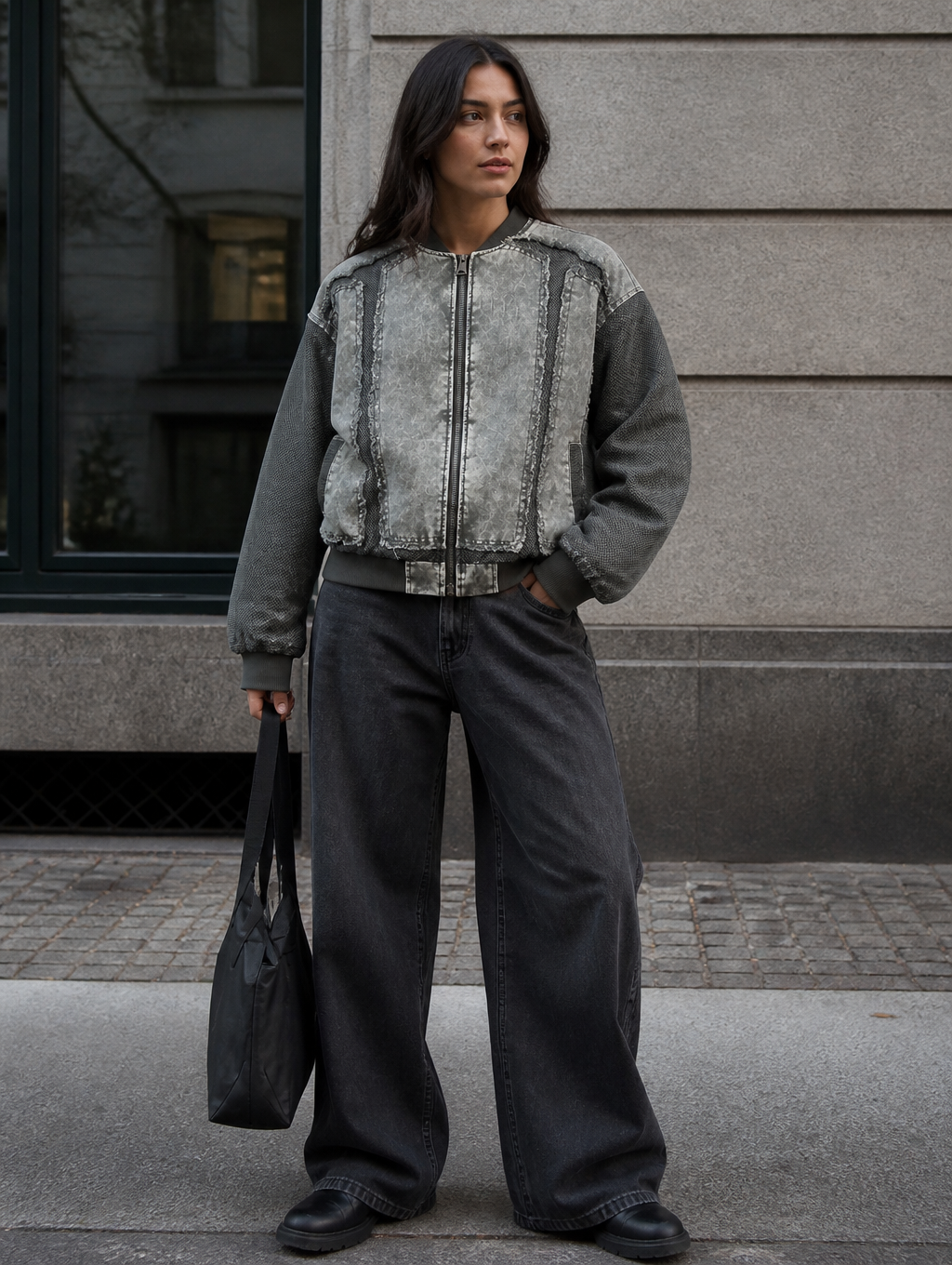 UNSEEN-Studios Raw Edge Bomberjacket