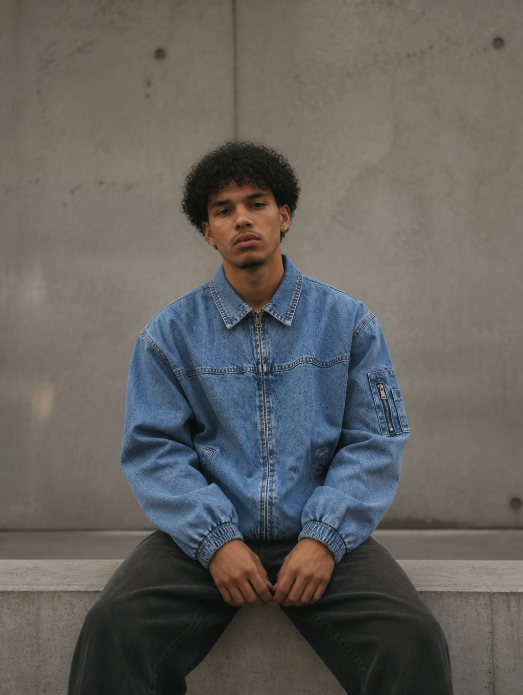 UNSEEN-Studios Vintage Washed Denim Jacke