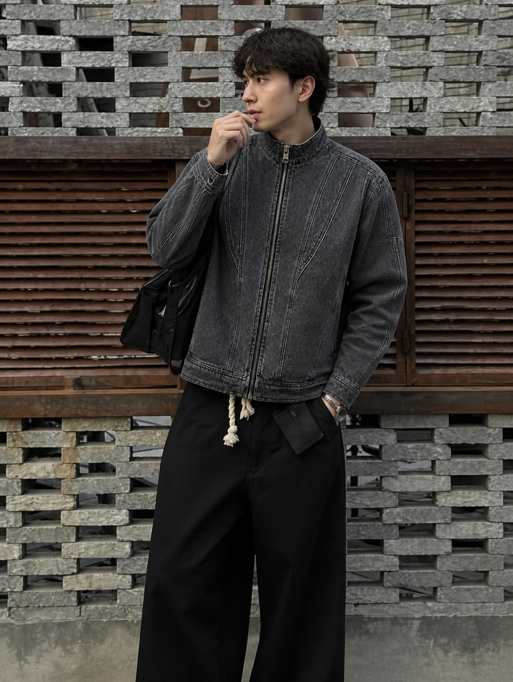 UNSEEN-Studios Ghostwash Denim Jacket