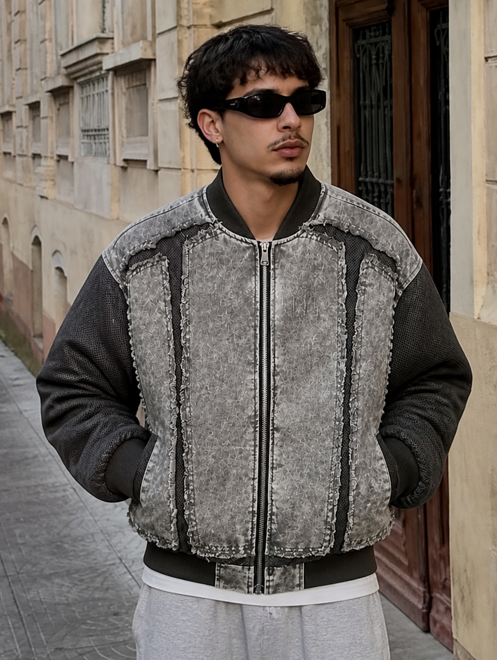 UNSEEN-Studios Raw Edge Bomberjacket