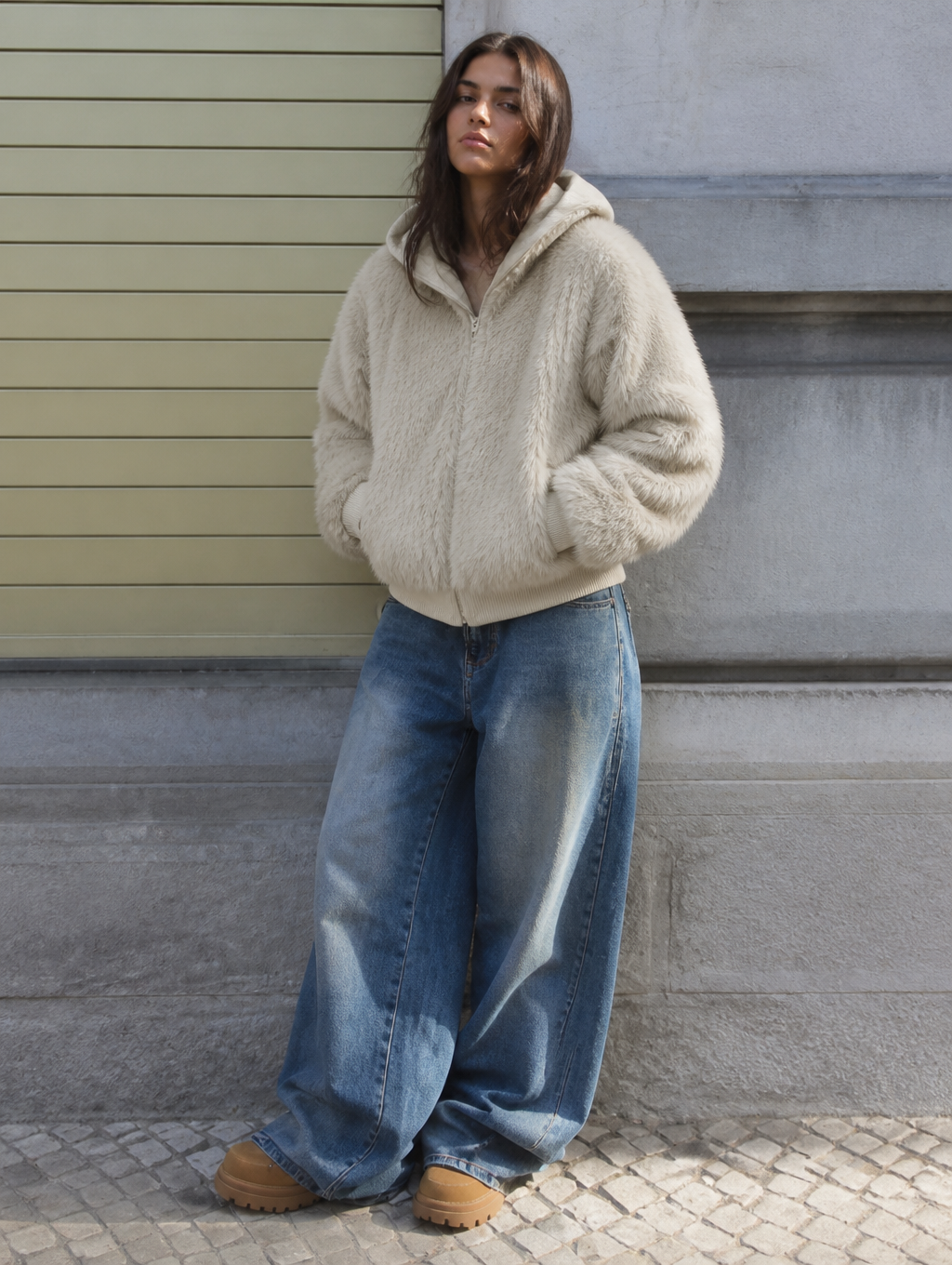 UNSEEN-Studios Angel Kiss Fur Jacket