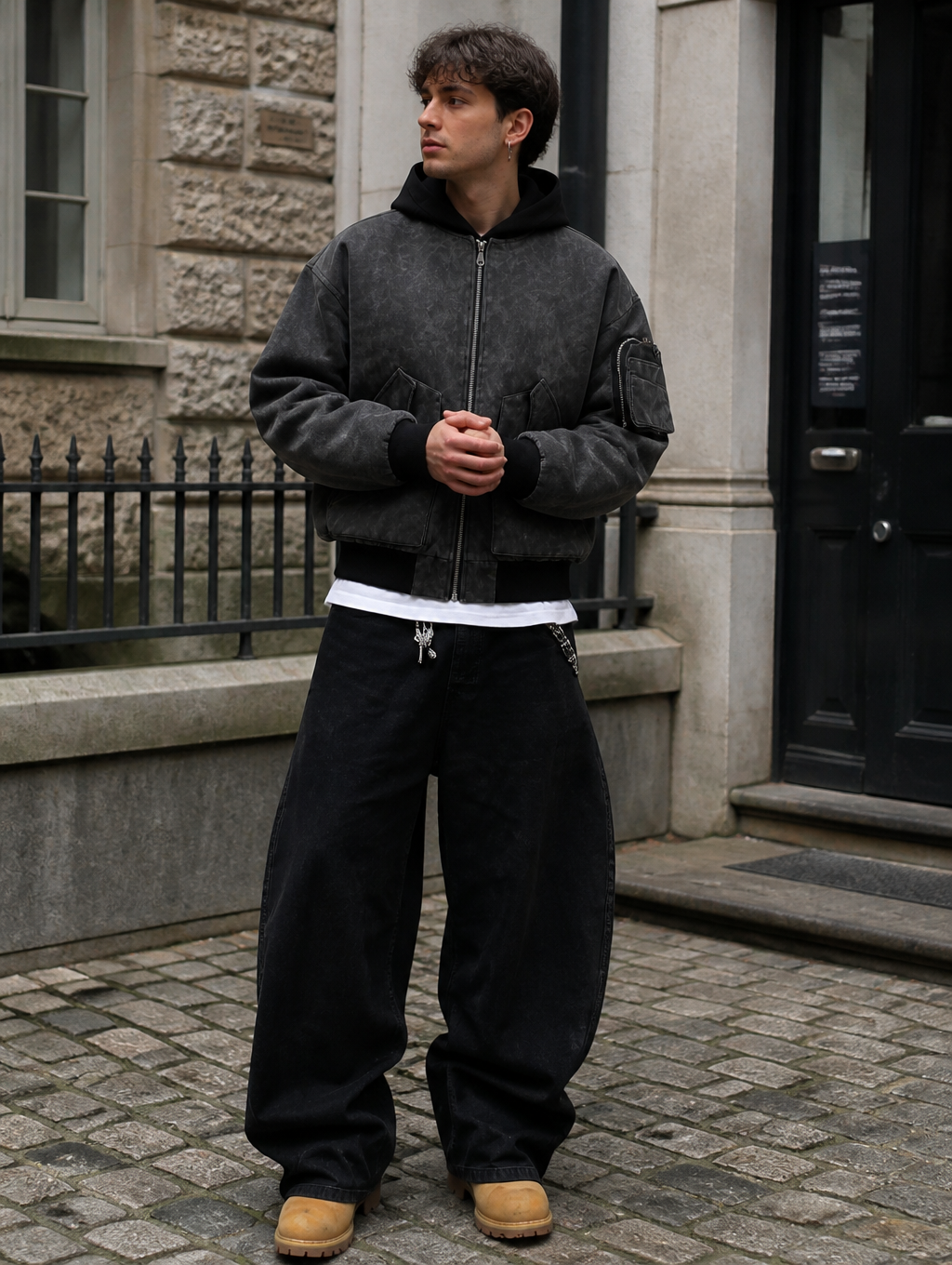 UNSEEN-Studios Sector Utility Bomber Jacket