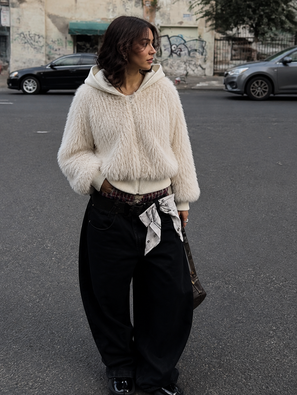 UNSEEN-Studios Angel Kiss Fur Jacket