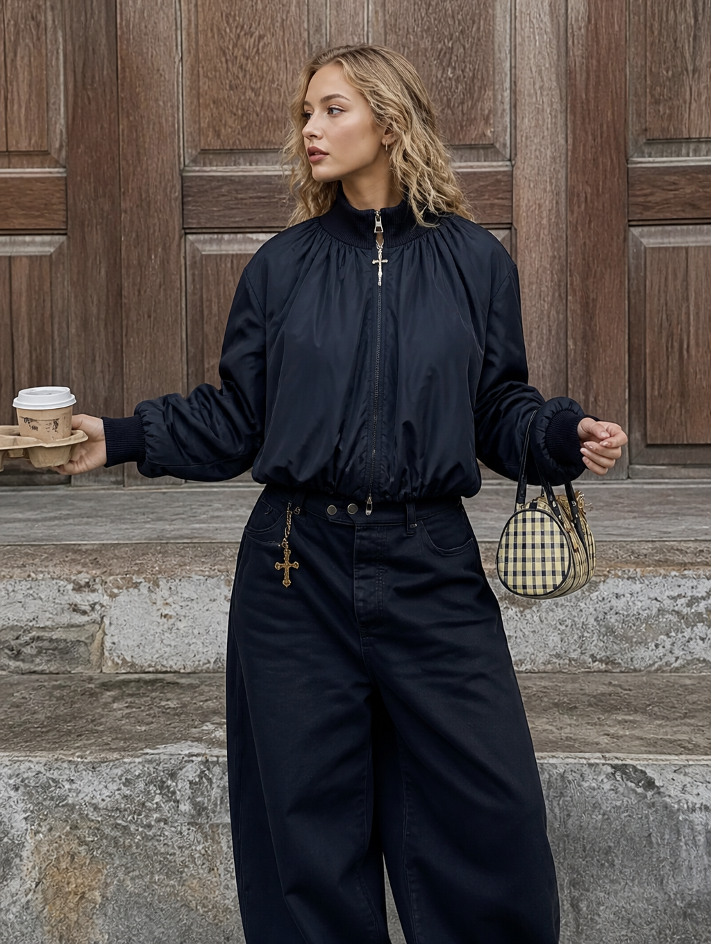UNSEEN-Studios Evelin Pleated Jacket