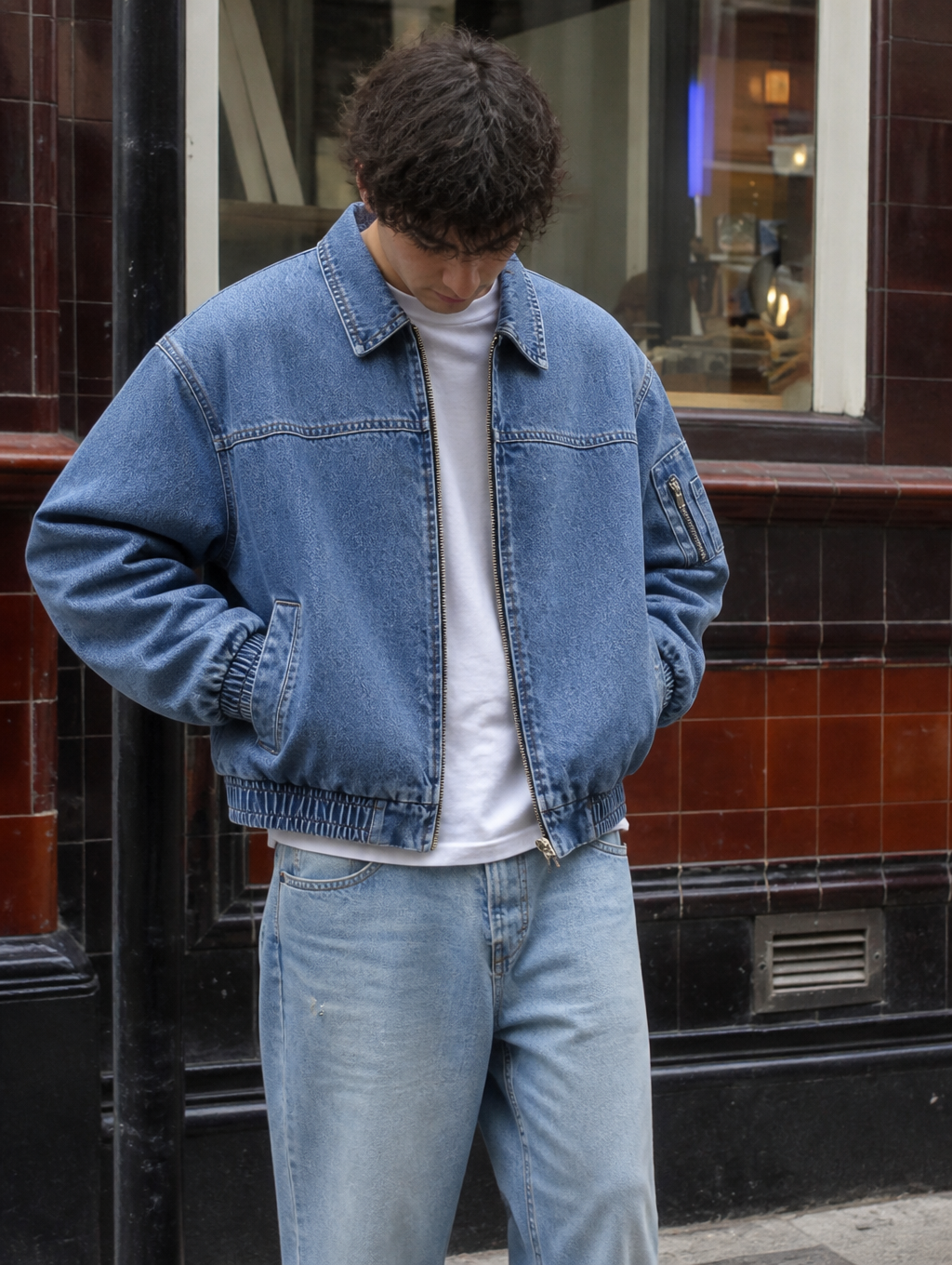 UNSEEN-Studios Vintage Washed Denim Jacke