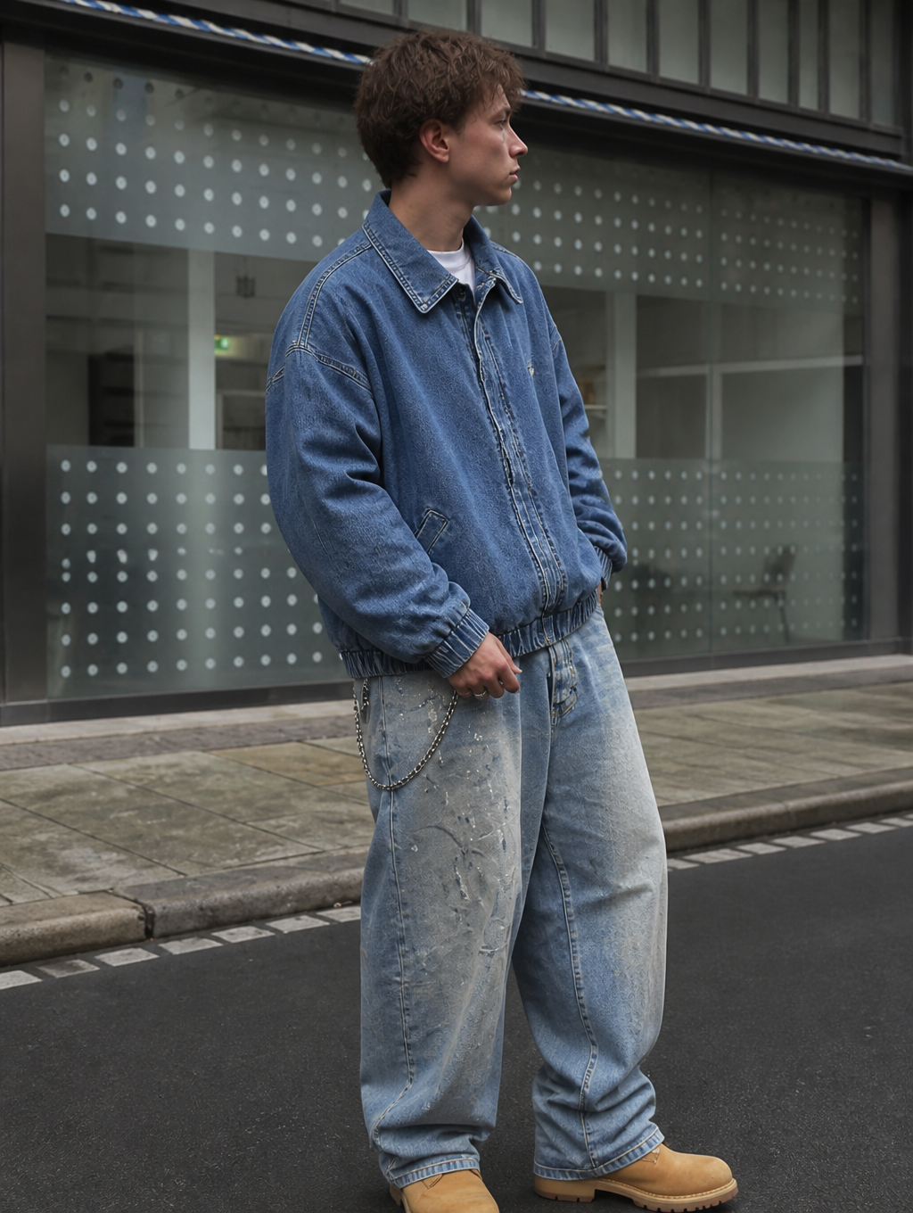 UNSEEN-Studios Tokio Backstreet Denim Jacket