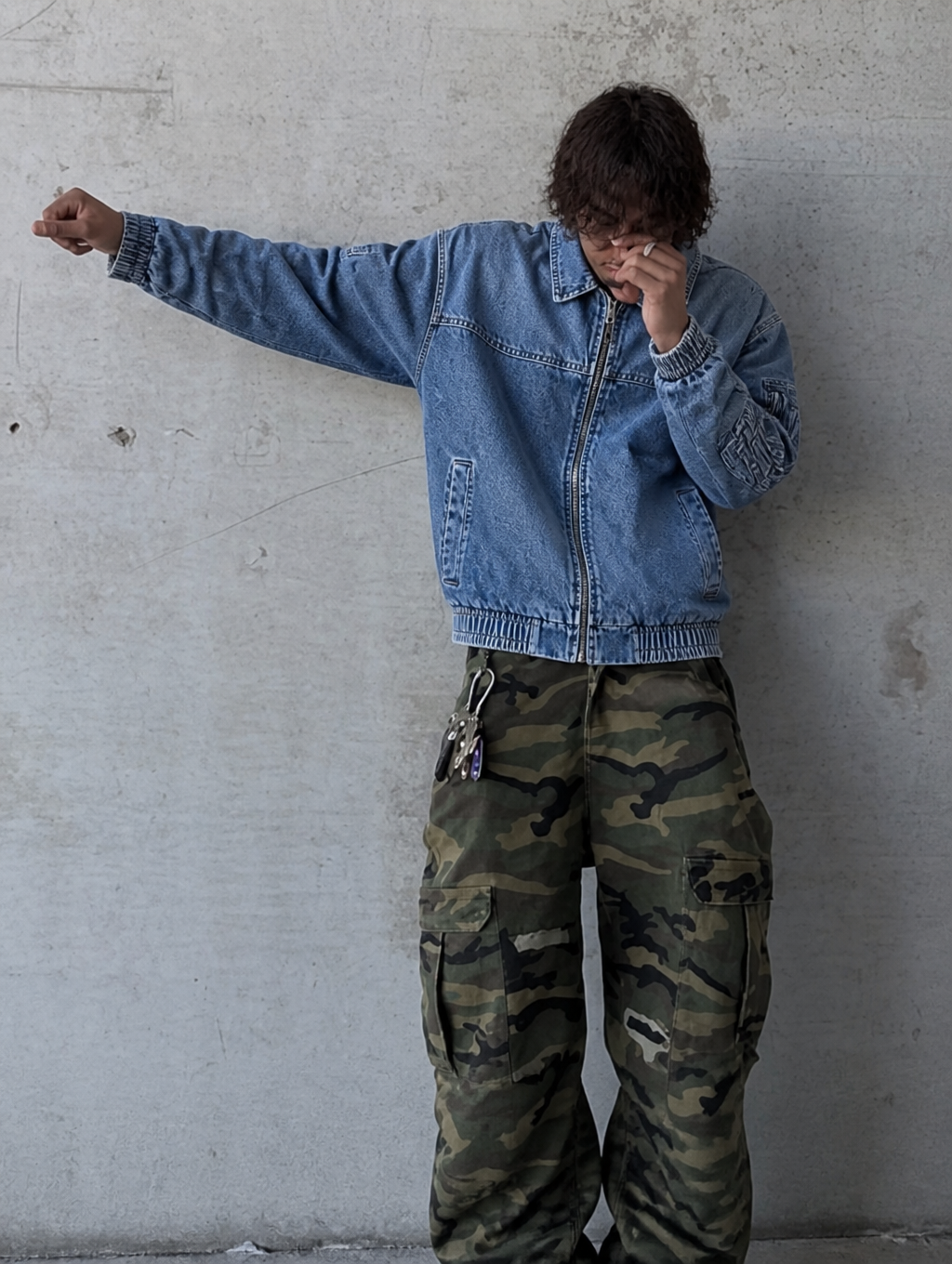 UNSEEN-Studios Vintage Washed Denim Jacke