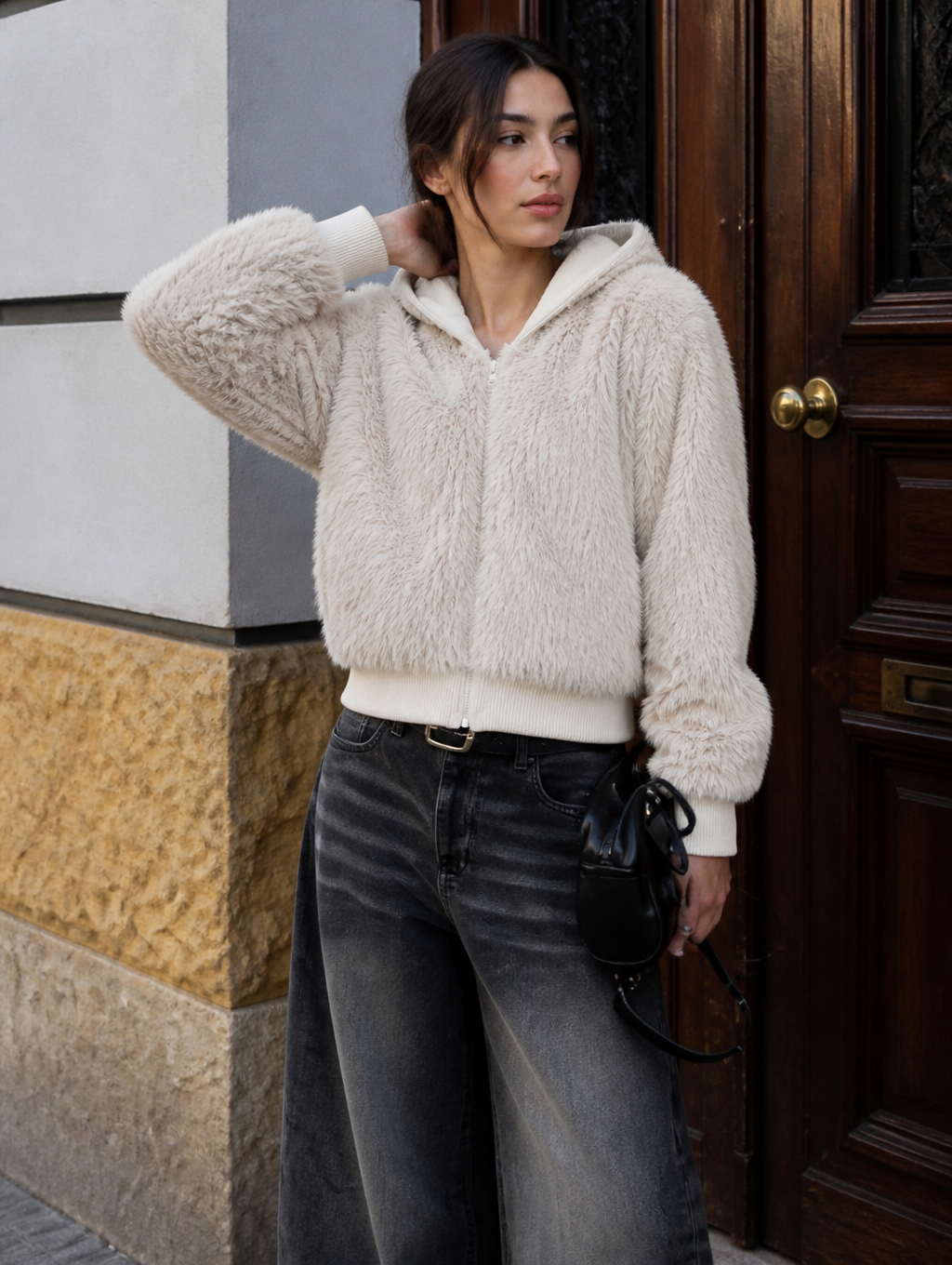 UNSEEN-Studios Angel Kiss Fur Jacket