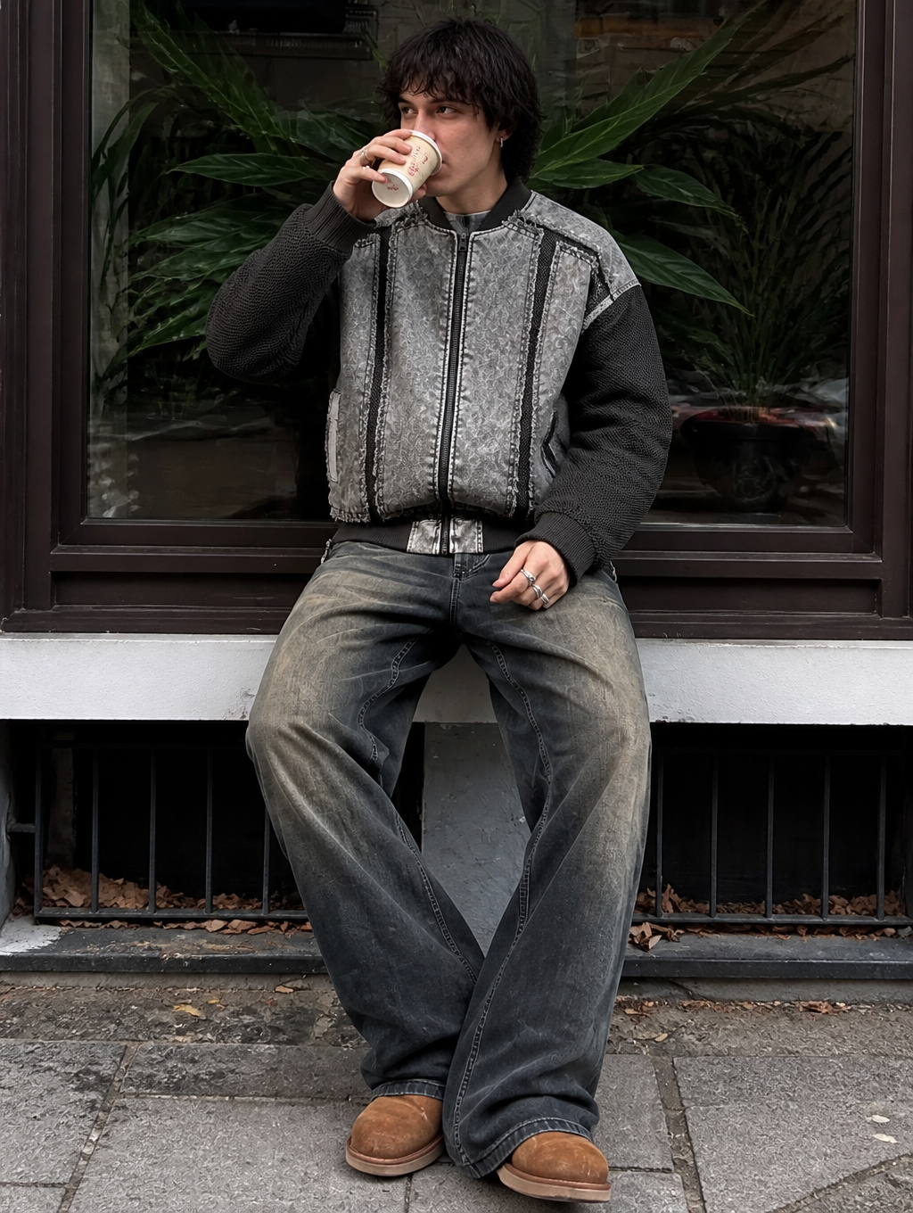 UNSEEN-Studios Raw Edge Bomberjacket