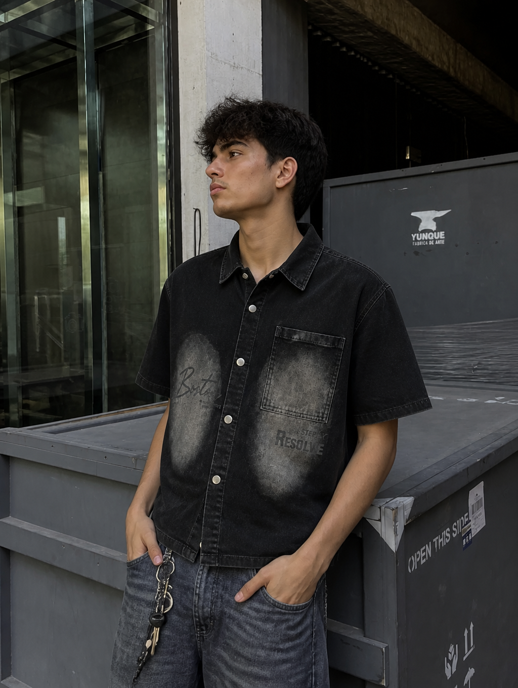 UNSEEN-Studios Resolve Denim Shirt