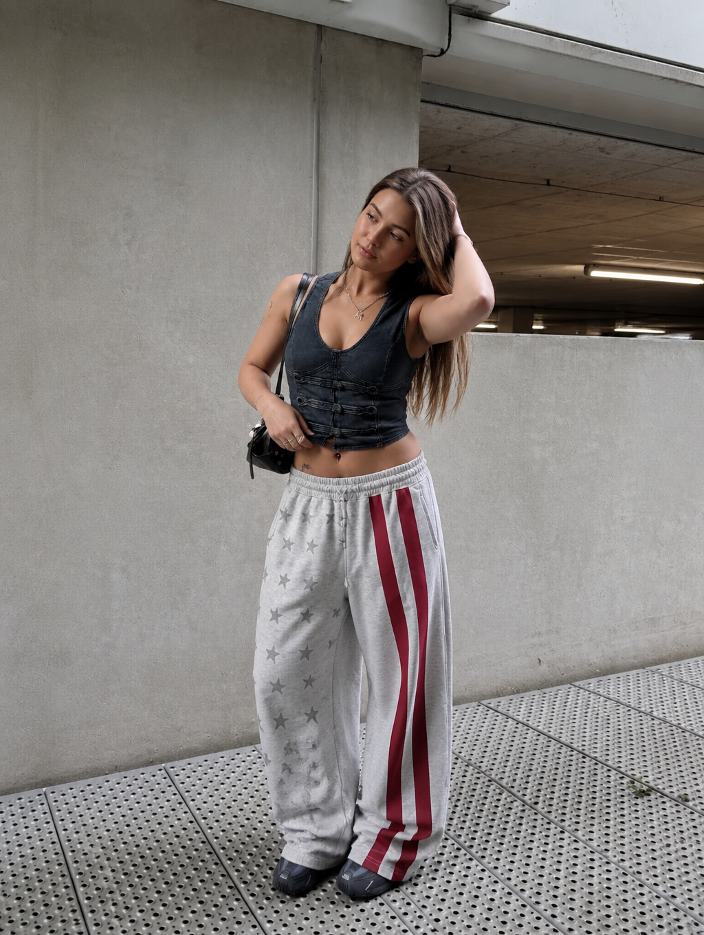 UNSEEN-Studios Liberty Wide Leg Baggy Sweatpants