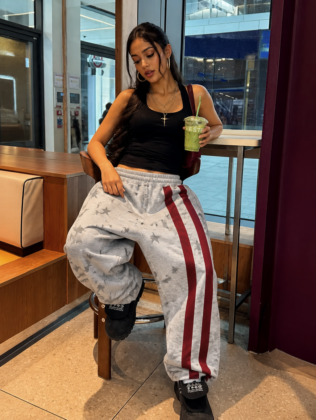 UNSEEN-Studios Liberty Wide Leg Baggy Sweatpants