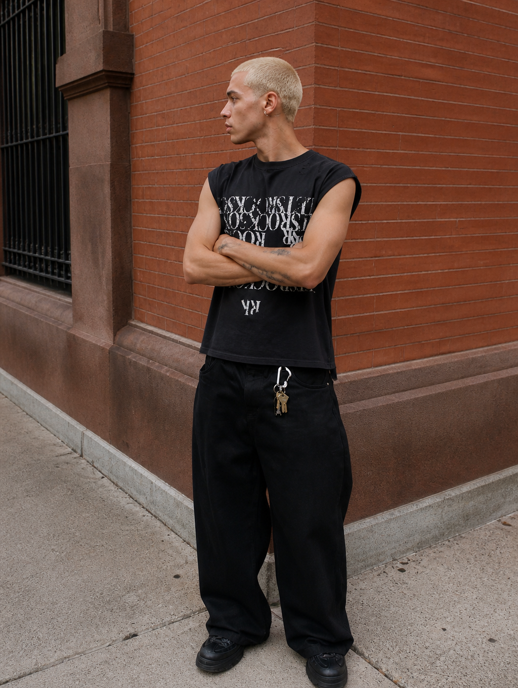UNSEEN-Studios Echo Distressed Tank