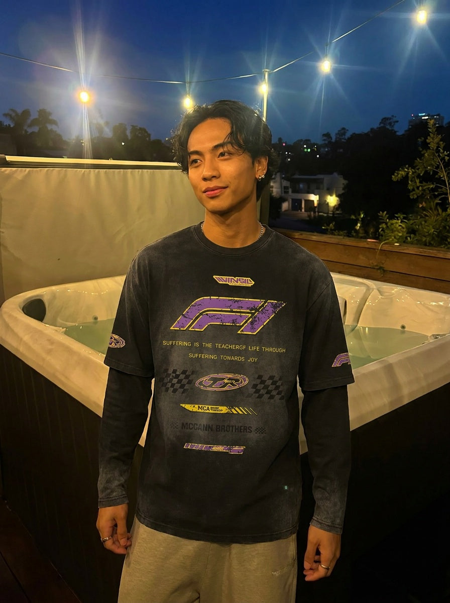 UNSEEN-Studios Racer Layered Longsleeve