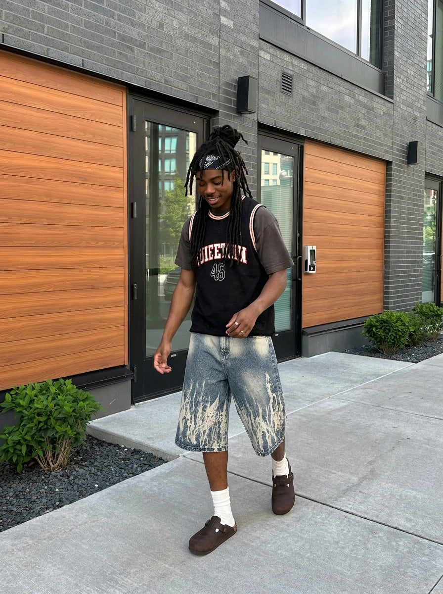 UNSEEN-Studios Paint Jorts