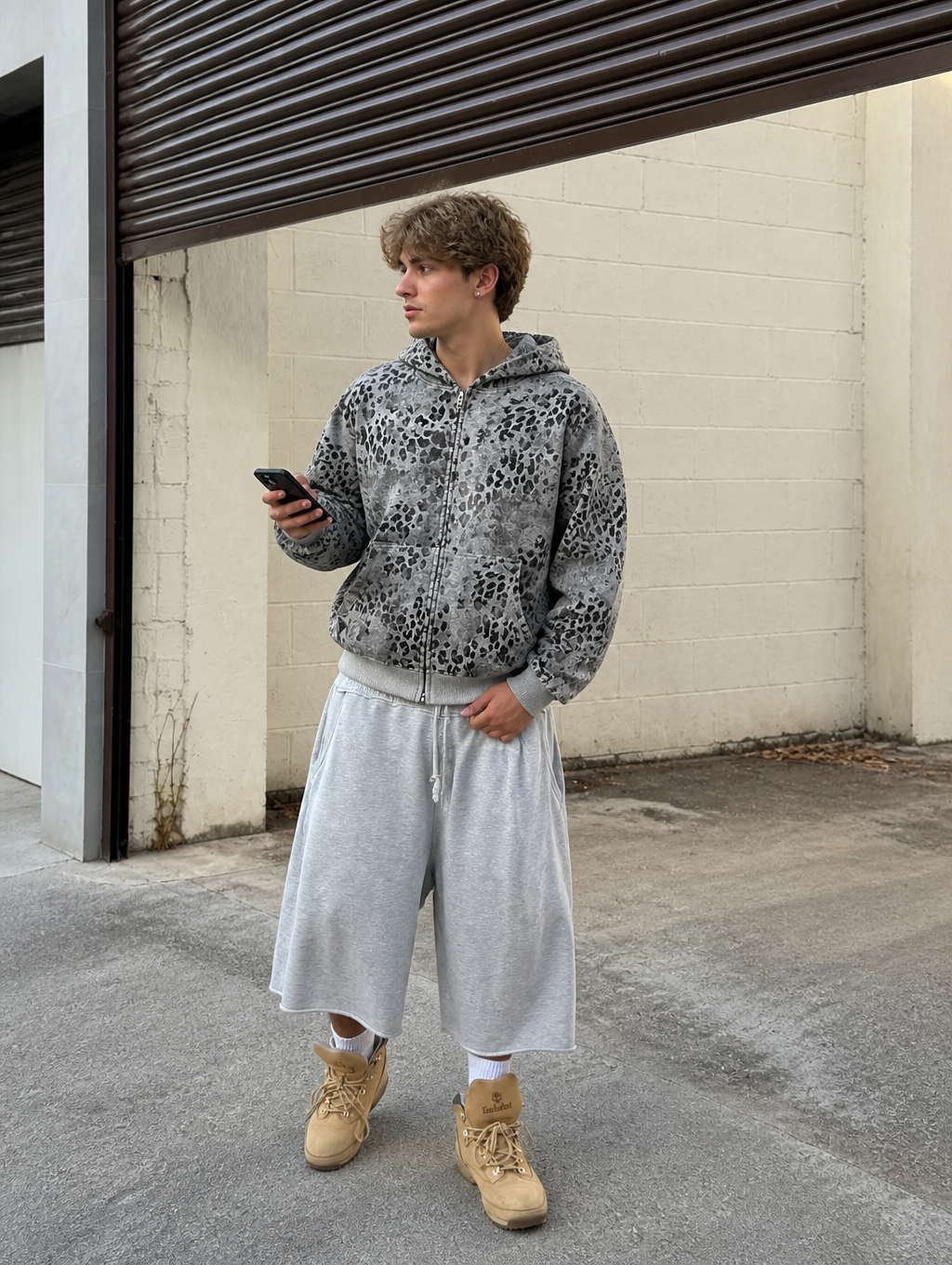UNSEEN-Studios Shadow Leopard Zip Hoodie