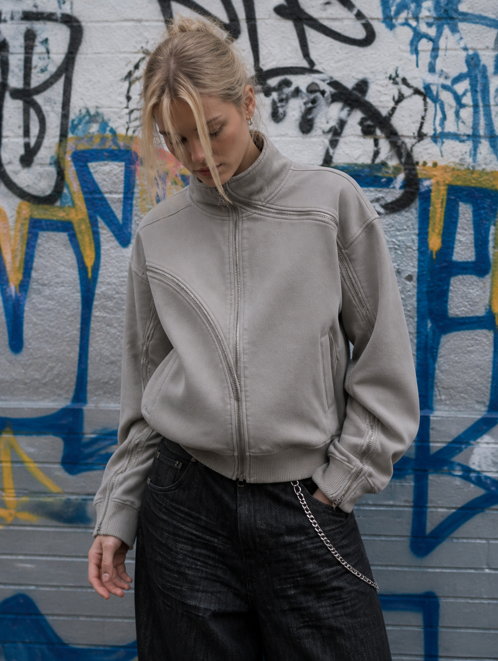 UNSEEN-Studios Spiral Neck Sweater