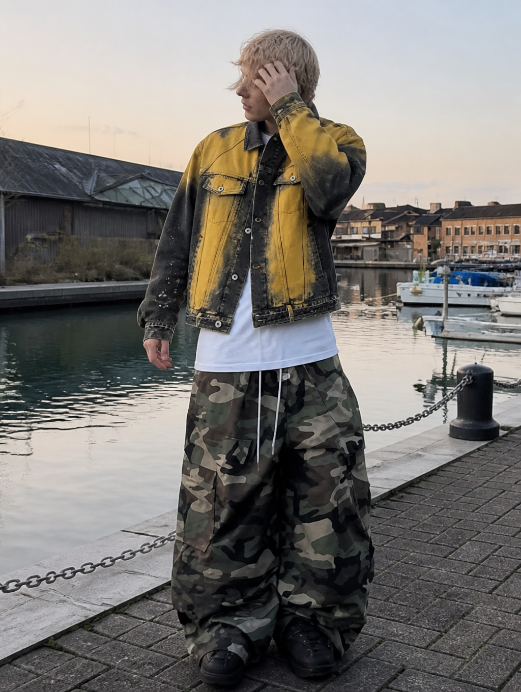 UNSEEN-Studios Bumblebee Denim Jacket