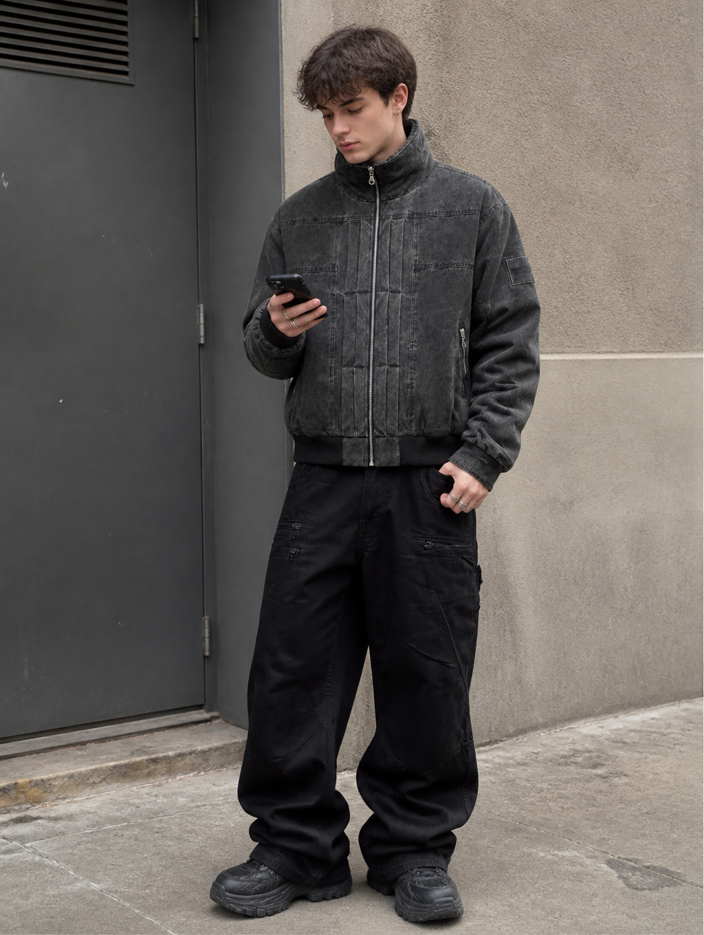 UNSEEN-Studios Utility Collar Jacket