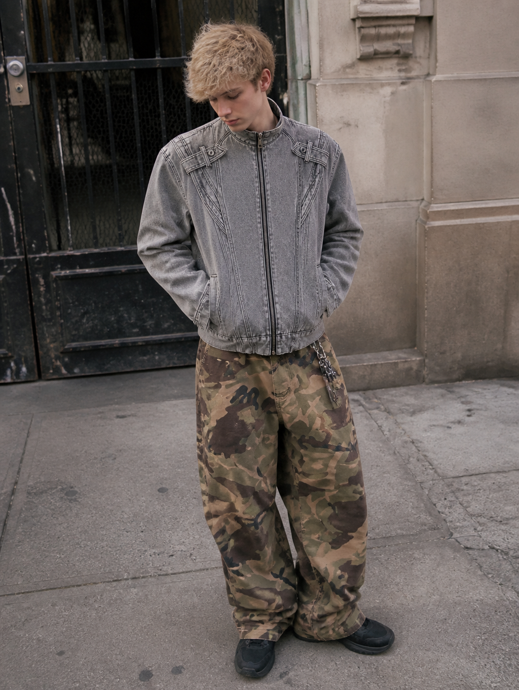 UNSEEN-Studios Silver Arrow Denim Jacket