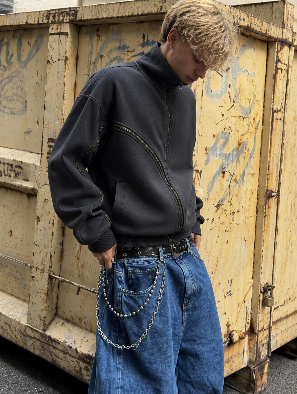 UNSEEN-Studios Spiral Neck Sweater