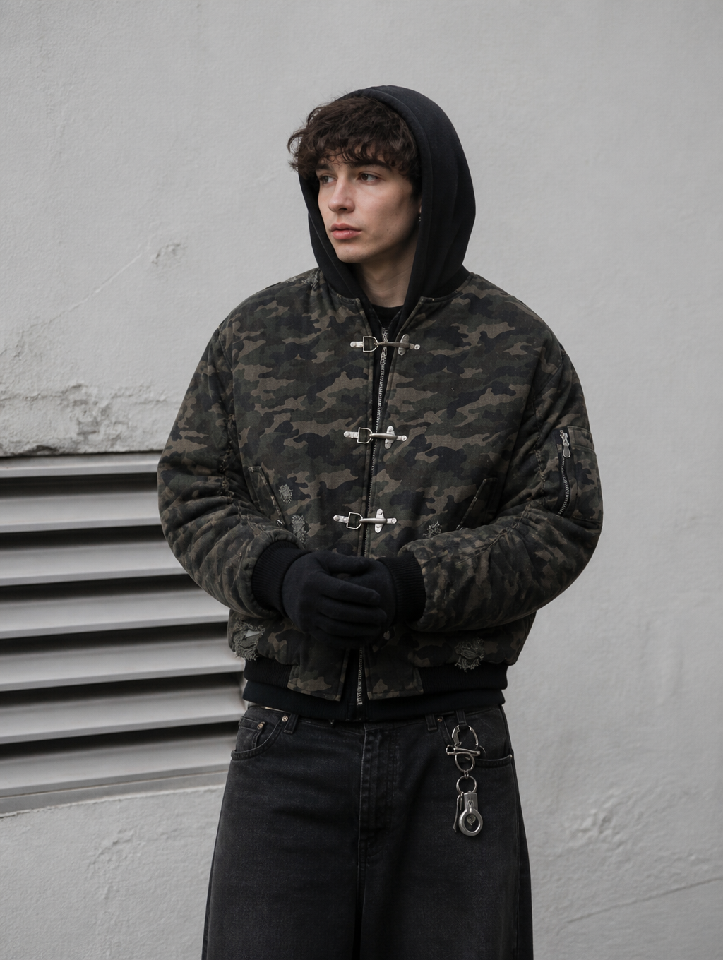 UNSEEN-Studios Combat Lock Bomber Jacket