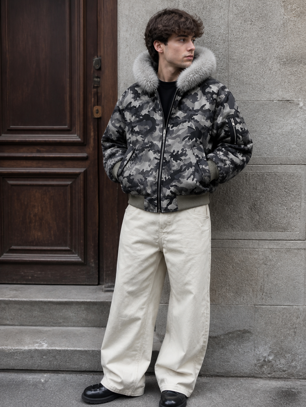 UNSEEN-Studios Arctic Hunter Fur Jacket