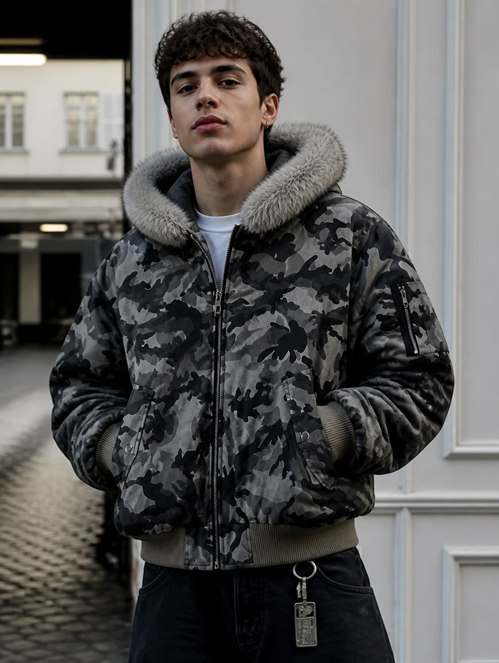 UNSEEN-Studios Arctic Hunter Fur Jacket