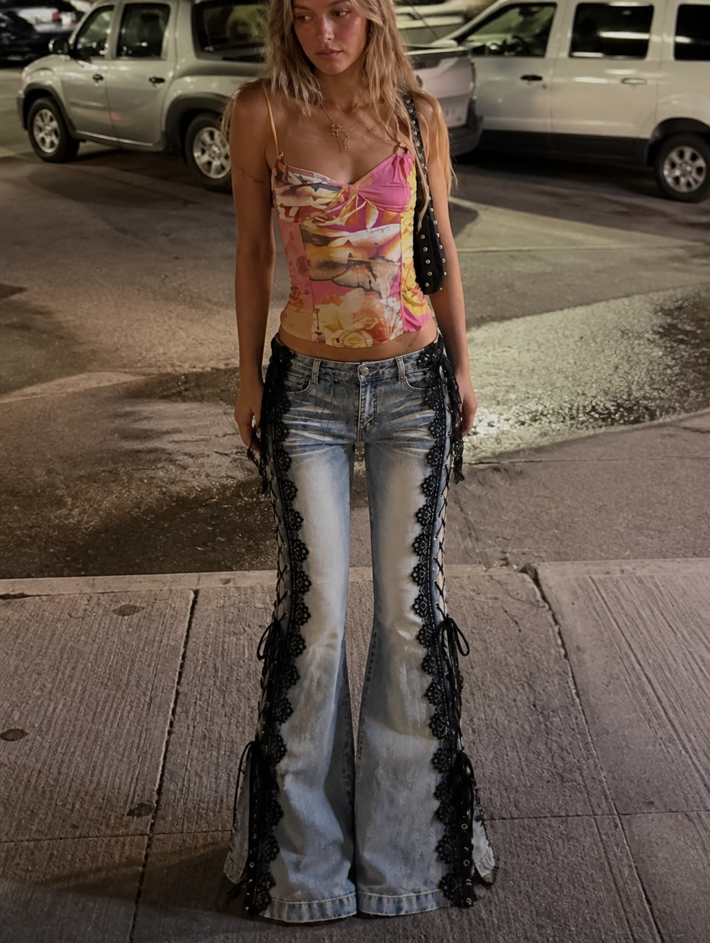 UNSEEN-Studios Abyss Flared Jeans