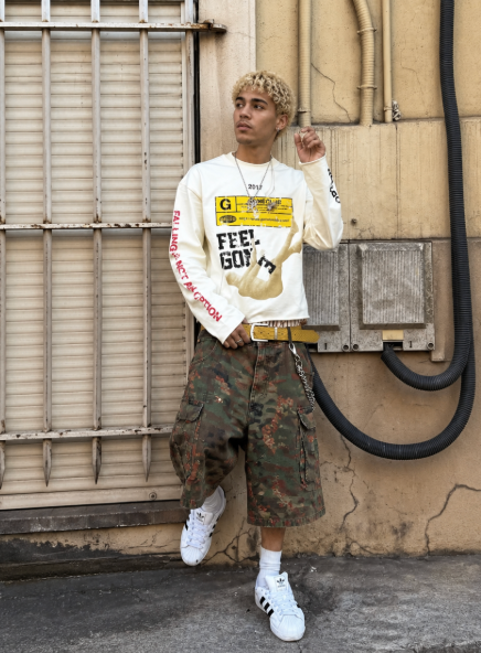 UNSEEN-Studios Bloom Camo Cargo Shorts