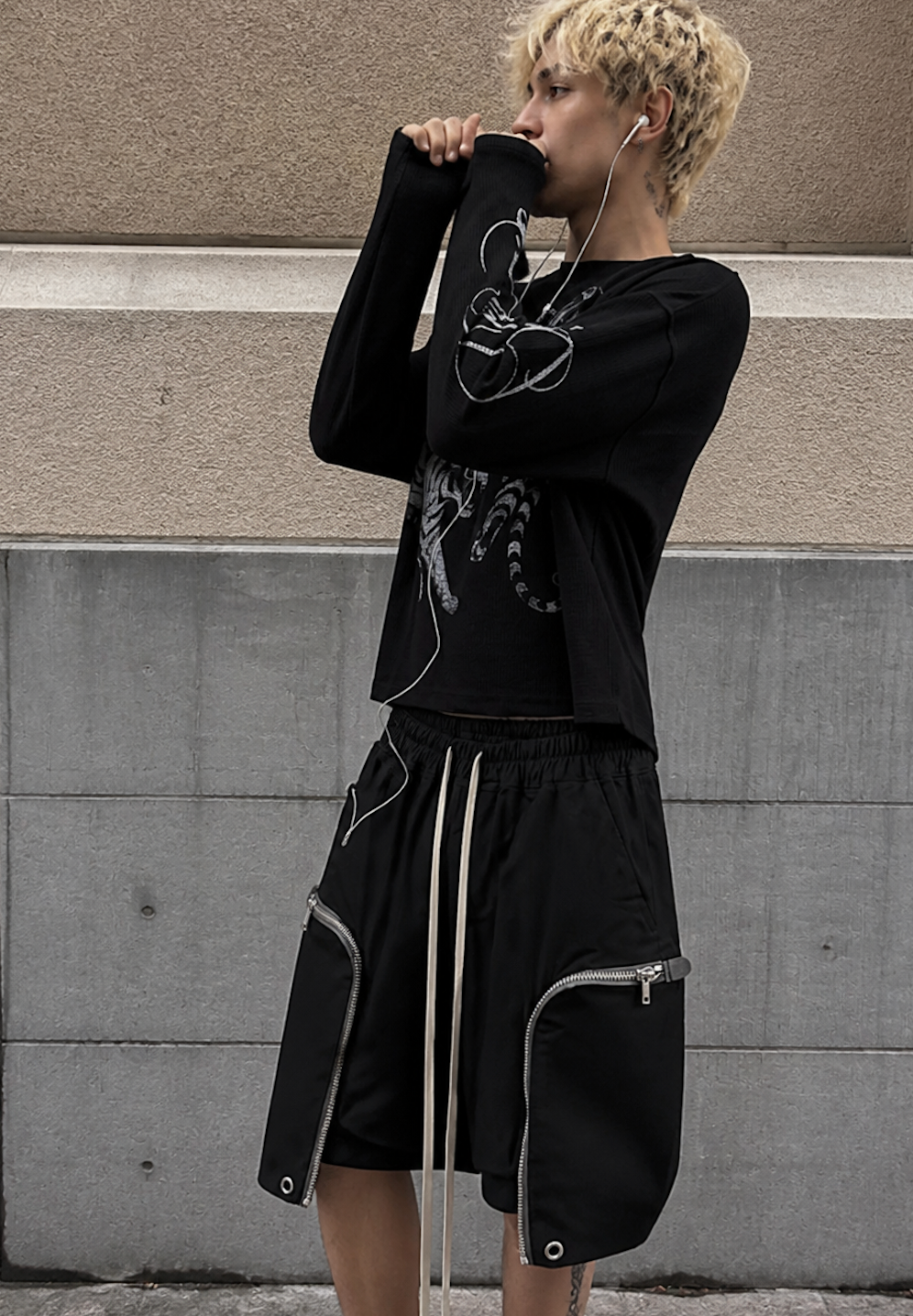 UNSEEN-Studios Antagonist Zip Cargo Shorts