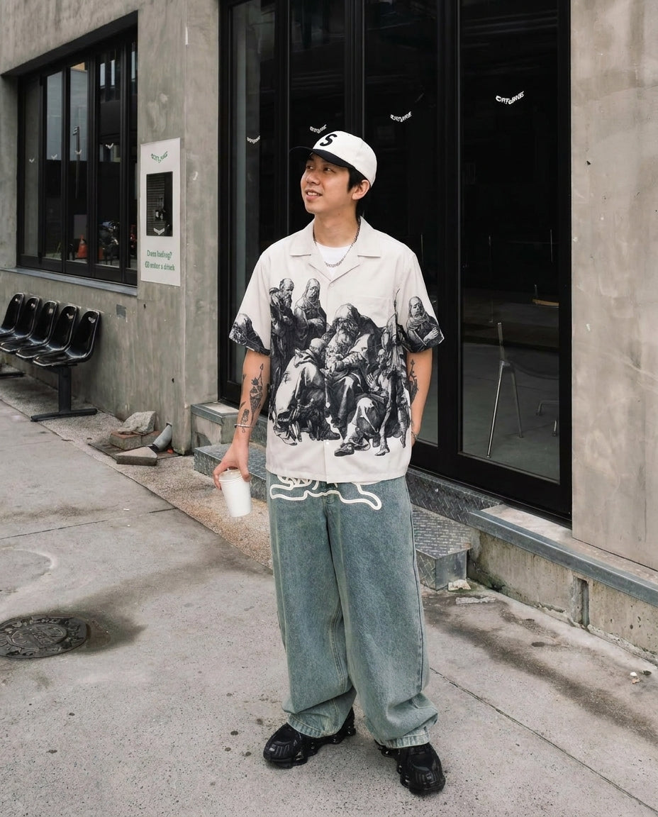 UNSEEN-Studios Renaissance Oversize Hemd