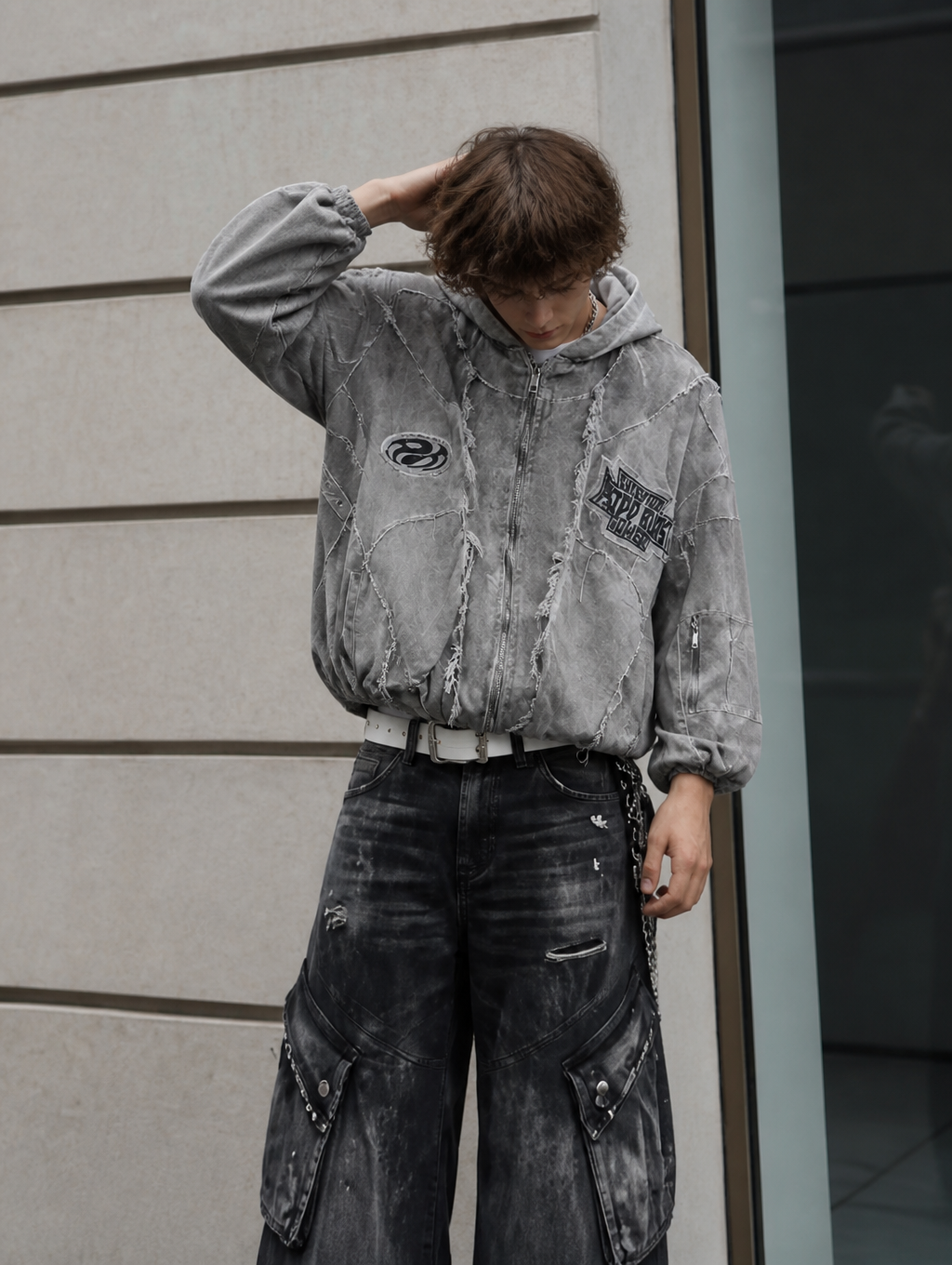 UNSEEN-Studios Ghost Signal Bomber Jacket