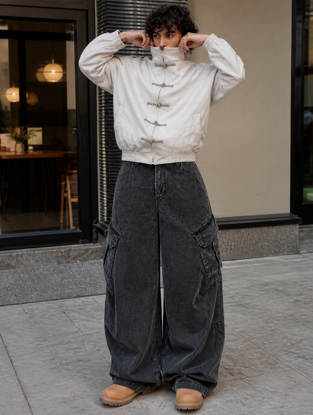 UNSEEN-Studios Dustfall Wide Leg Cargo Pants