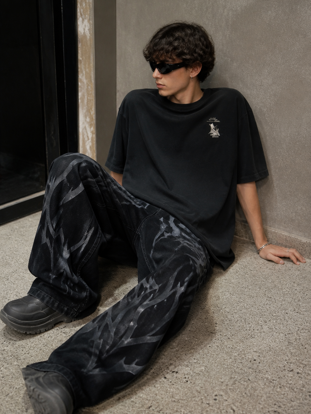 UNSEEN-Studios Butterfly Baggy Pants