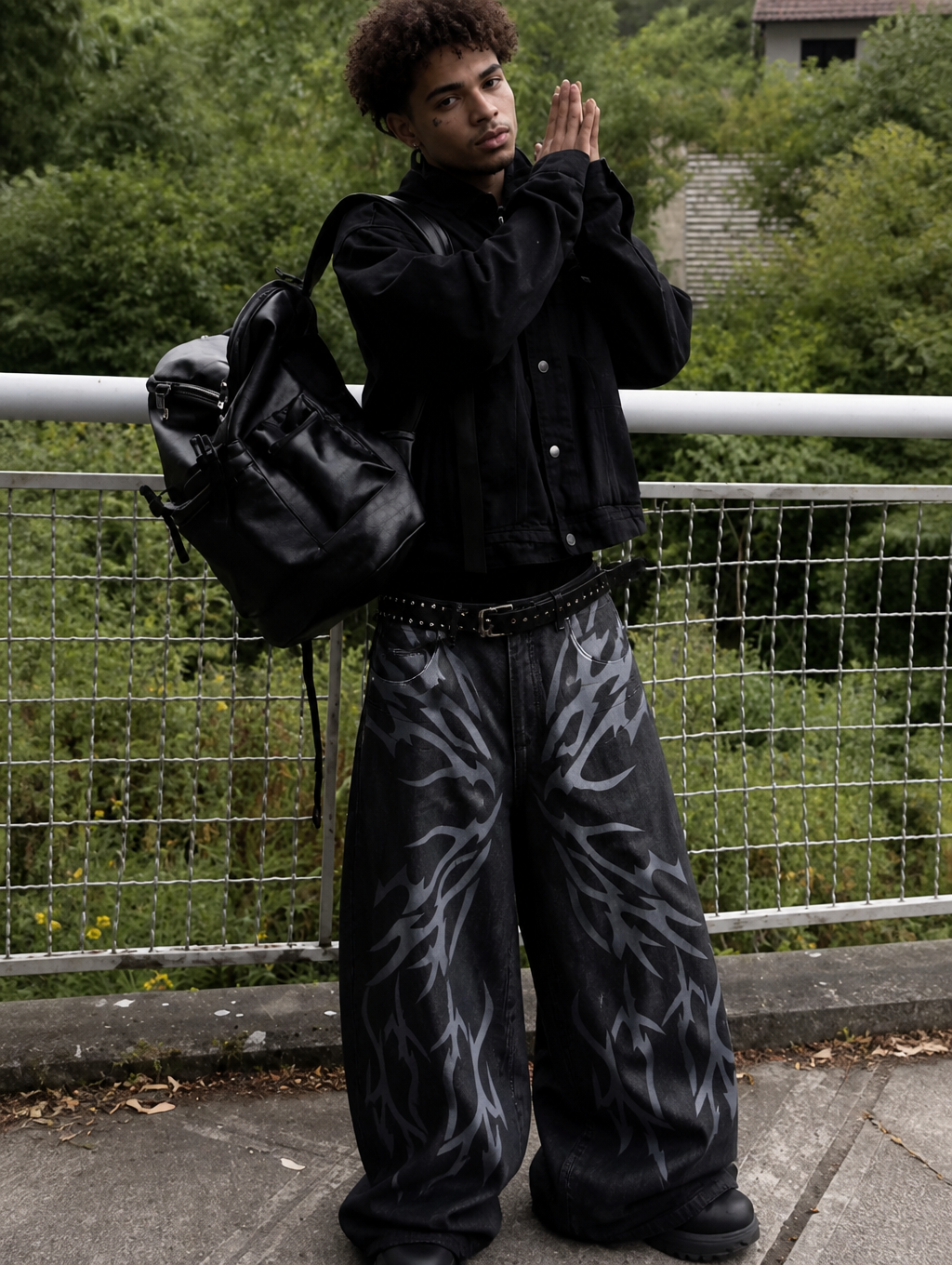 UNSEEN-Studios Butterfly Baggy Pants