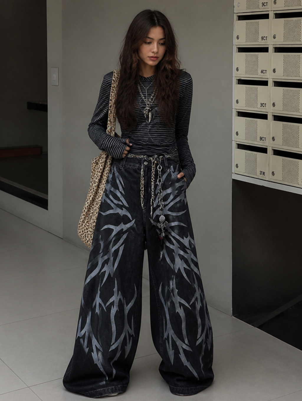 UNSEEN-Studios Butterfly Baggy Pants