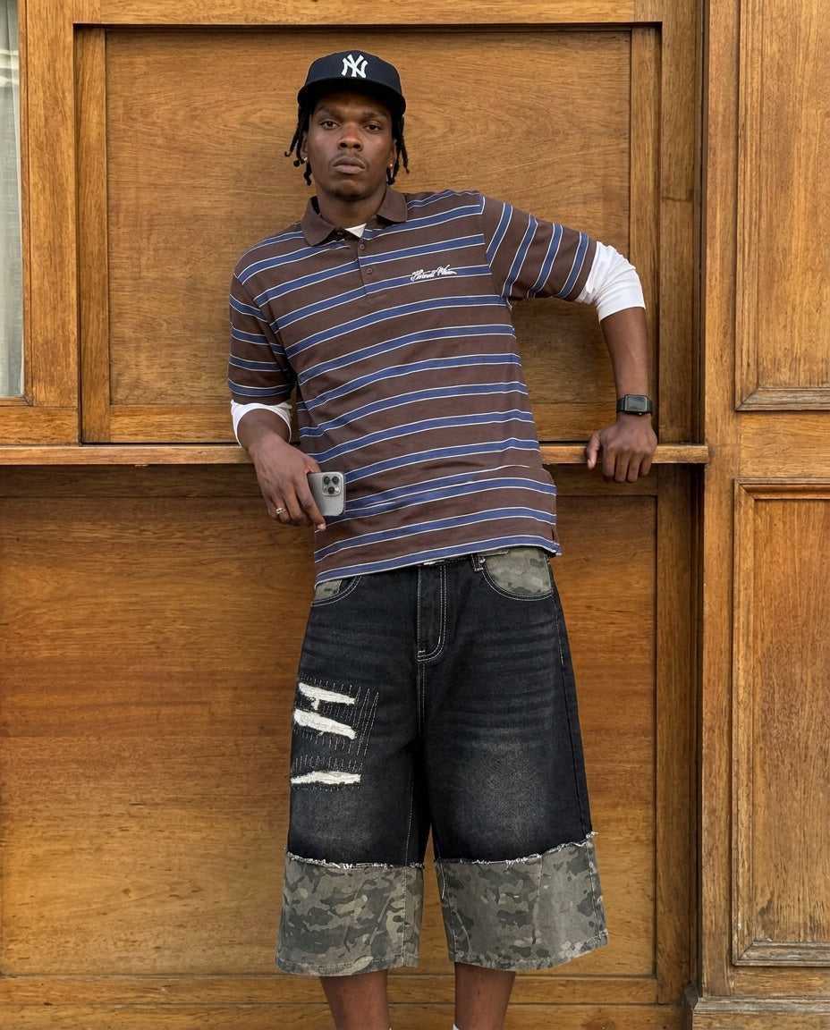 UNSEEN-Studios Camo Patch Jorts