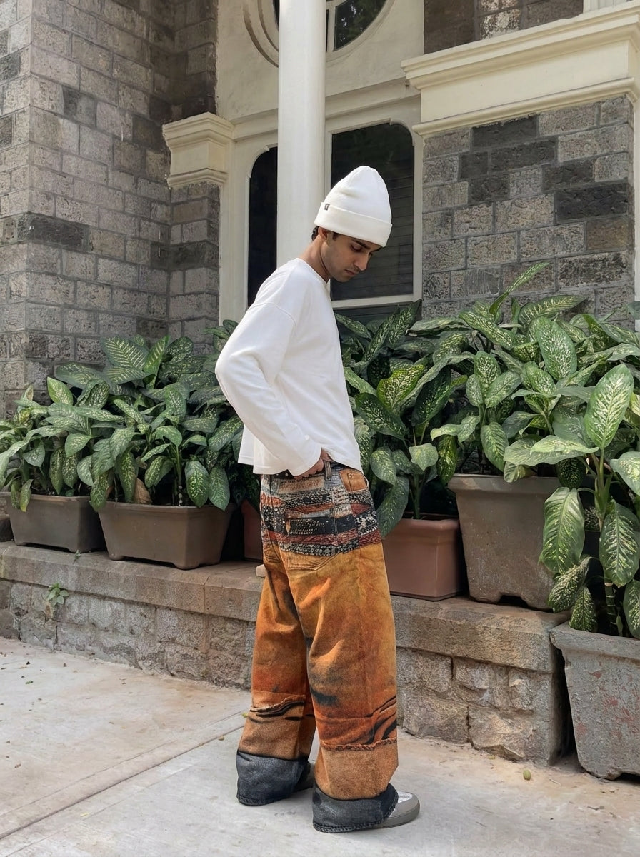 UNSEEN-Studios Multibelt Desert Jeans