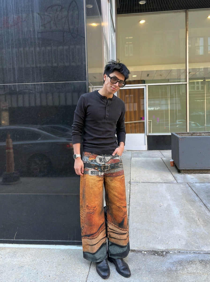 UNSEEN-Studios Multibelt Desert Jeans
