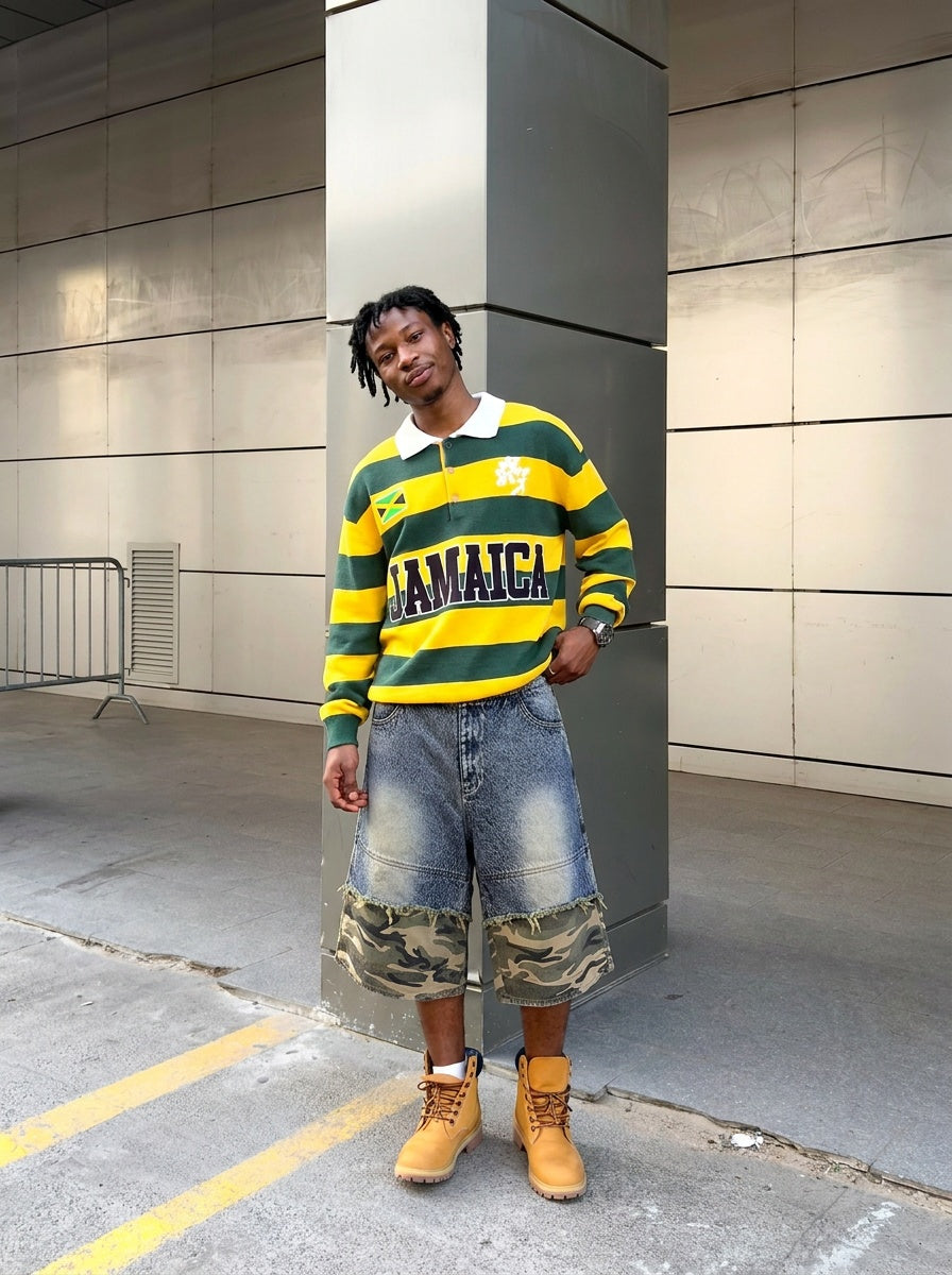 UNSEEN-Studios Distressed Demon Jorts