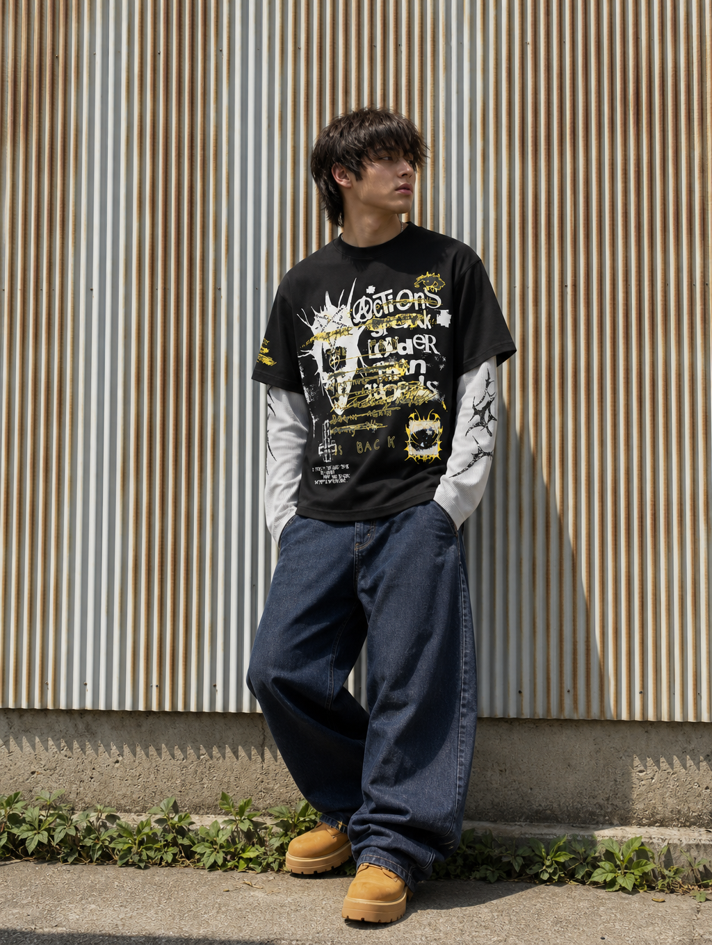 UNSEEN-Studios Phantom Layered Longsleeve