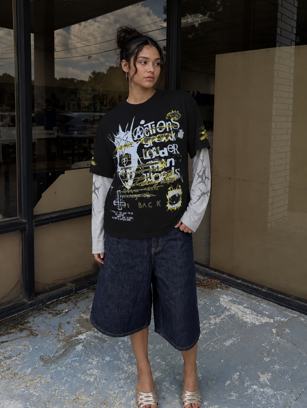 UNSEEN-Studios Phantom Layered Longsleeve