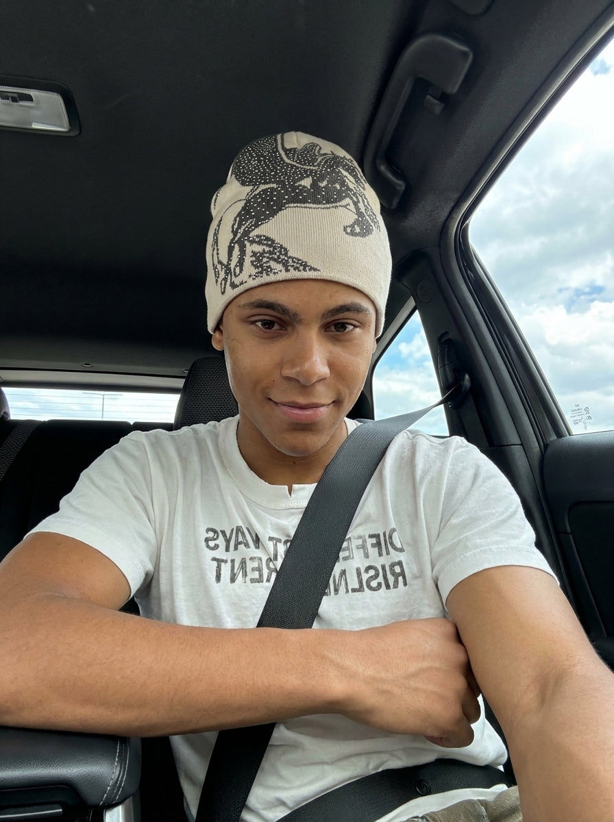 UNSEEN-Studios Pegasus Rhinestone Beanie