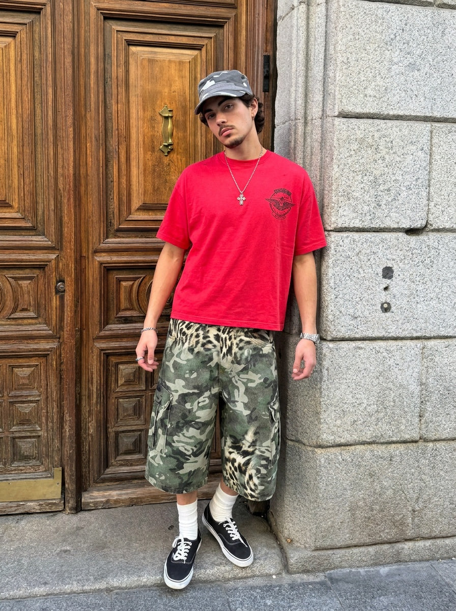 UNSEEN-Studios Jaguar Camo Cargo Shorts