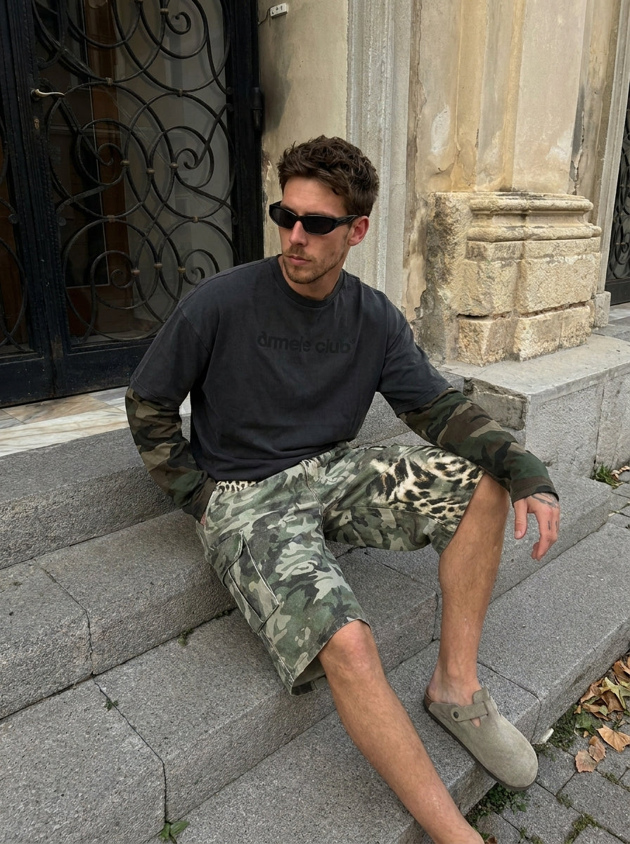 UNSEEN-Studios Jaguar Camo Cargo Shorts
