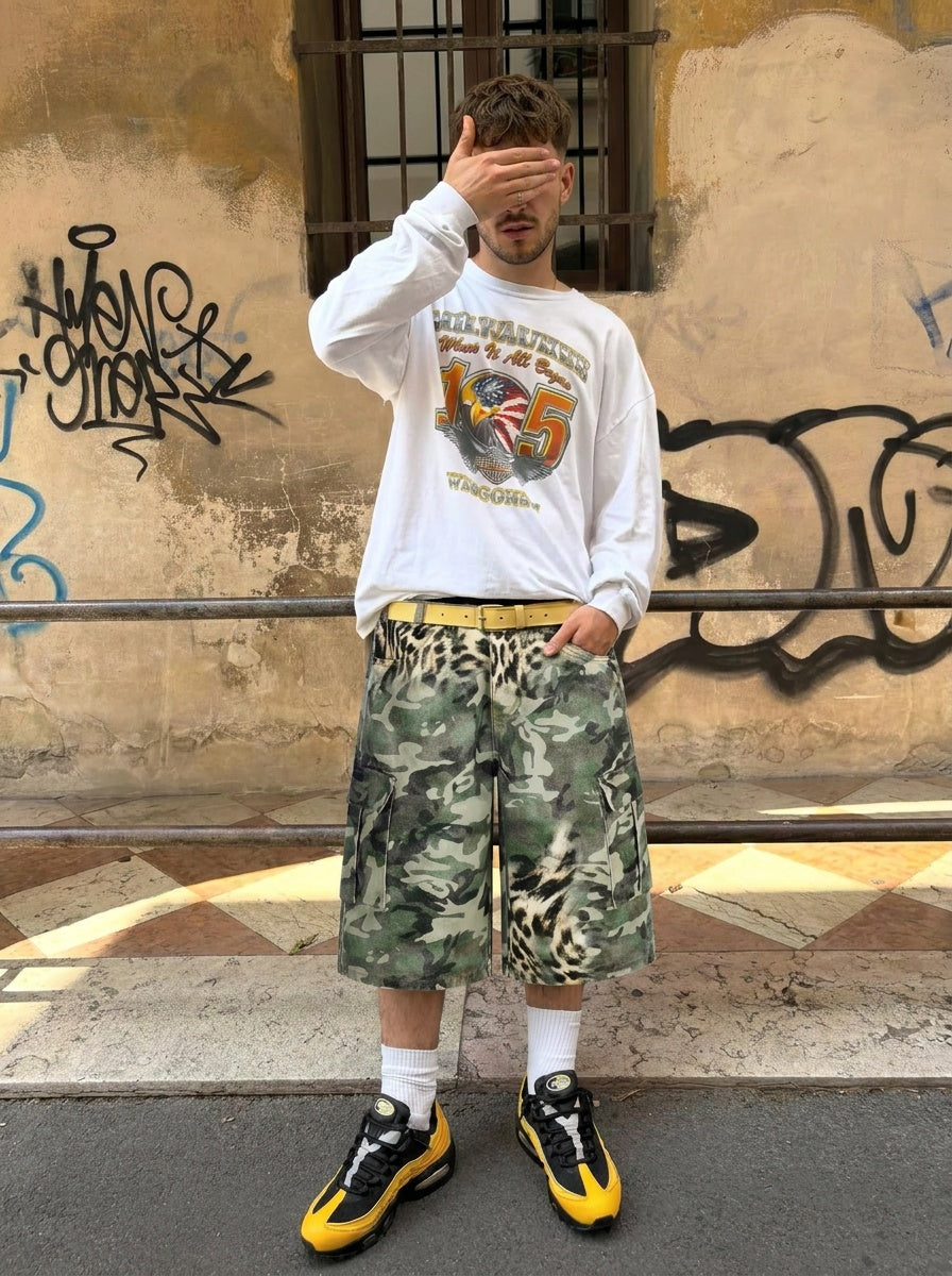 UNSEEN-Studios Jaguar Camo Cargo Shorts
