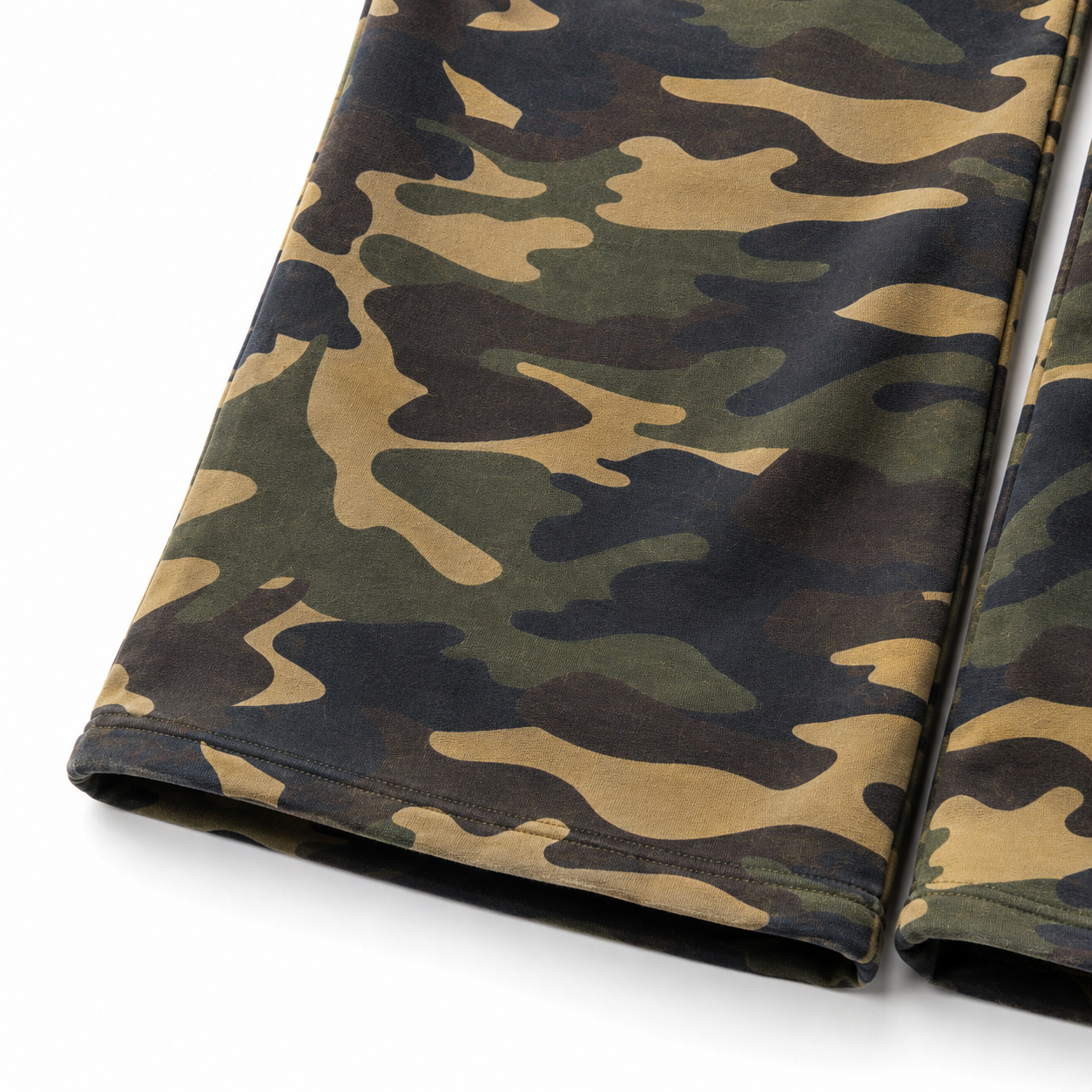 UNSEEN-Studios Woodland Camo Flared Sweatpants