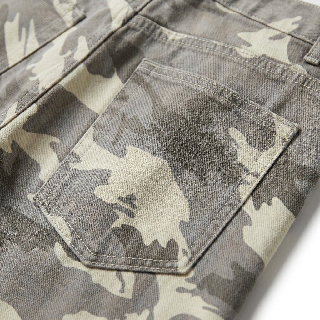 UNSEEN-Studios Grey Camo Shorts
